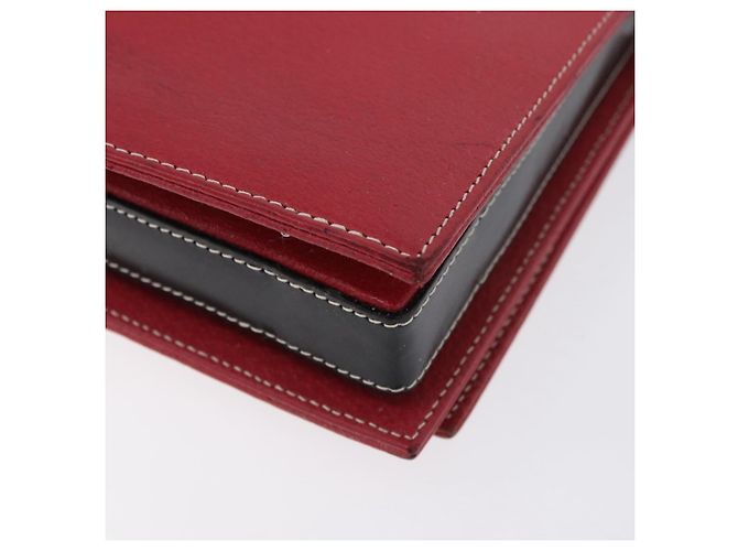 Borsa a mano FENDI in pelle rossa e oro Auth ka3300 Rosso D'oro - vista 14