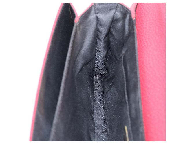 Borsa a mano FENDI in pelle rossa e oro Auth ka3300 Rosso D'oro - vista 20