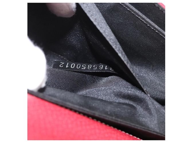 Borsa a mano FENDI in pelle rossa e oro Auth ka3300 Rosso D'oro - vista 23