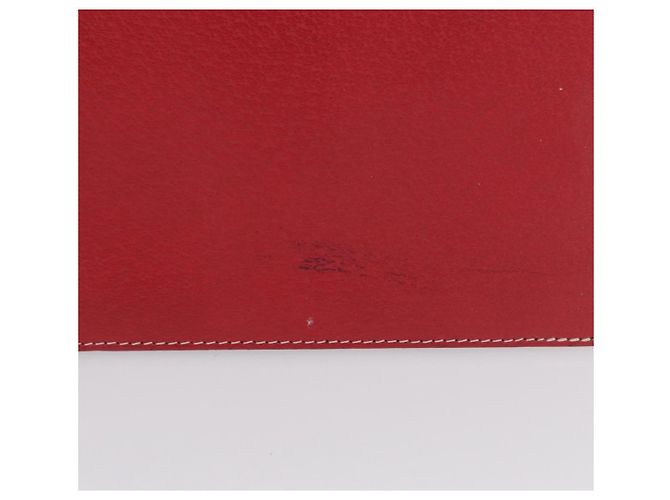 Borsa a mano FENDI in pelle rossa e oro Auth ka3300 Rosso D'oro - vista 4