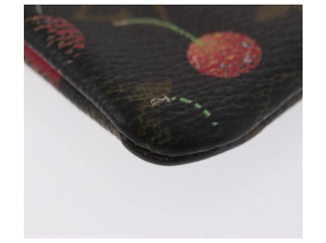 LOUIS VUITTON Monogramm Kirsche Pochette Cles Münzbörse M95042 LV Auth ARZ554 - Ansicht 14