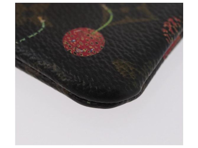 LOUIS VUITTON Monogramm Kirsche Pochette Cles Münzbörse M95042 LV Auth ARZ554 - Ansicht 17