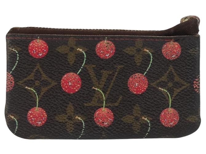 LOUIS VUITTON Monogramm Kirsche Pochette Cles Münzbörse M95042 LV Auth ARZ554 - Ansicht 2
