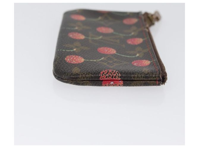 LOUIS VUITTON Monogramm Kirsche Pochette Cles Münzbörse M95042 LV Auth ARZ554 - Ansicht 3