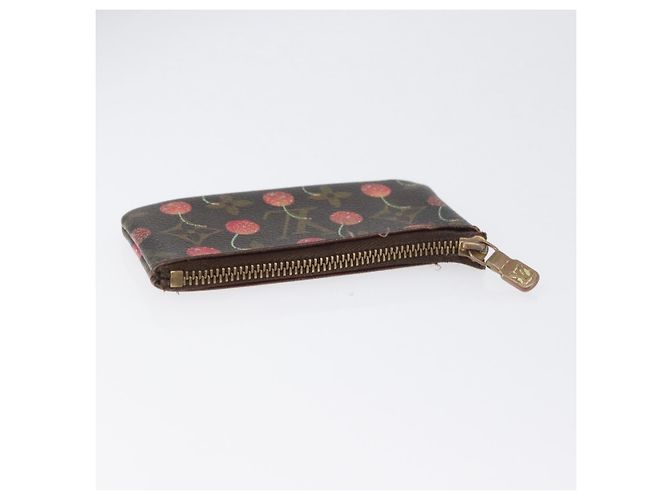LOUIS VUITTON Monogramm Kirsche Pochette Cles Münzbörse M95042 LV Auth ARZ554 - Ansicht 5