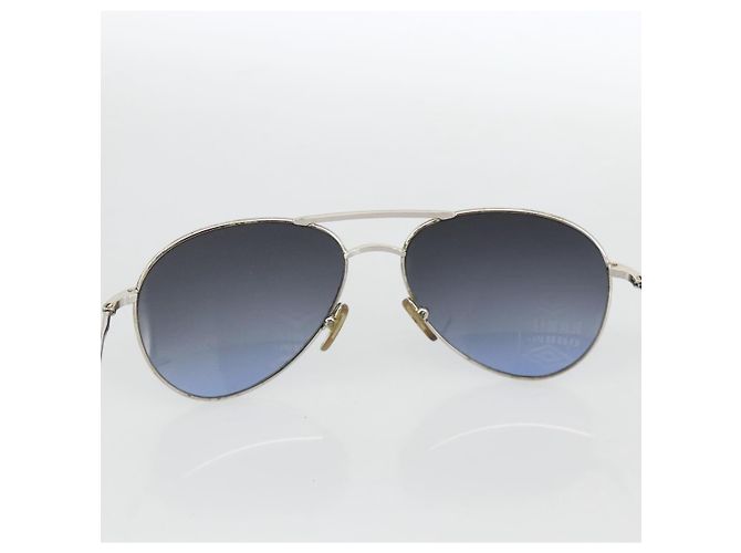 Gafas de sol GUCCI metal azul Auth bs34197 - vista 10