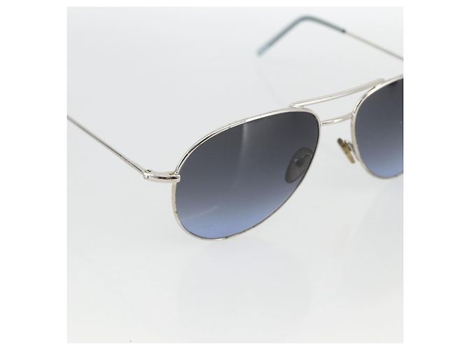 Gafas de sol GUCCI metal azul Auth bs34197 - vista 8