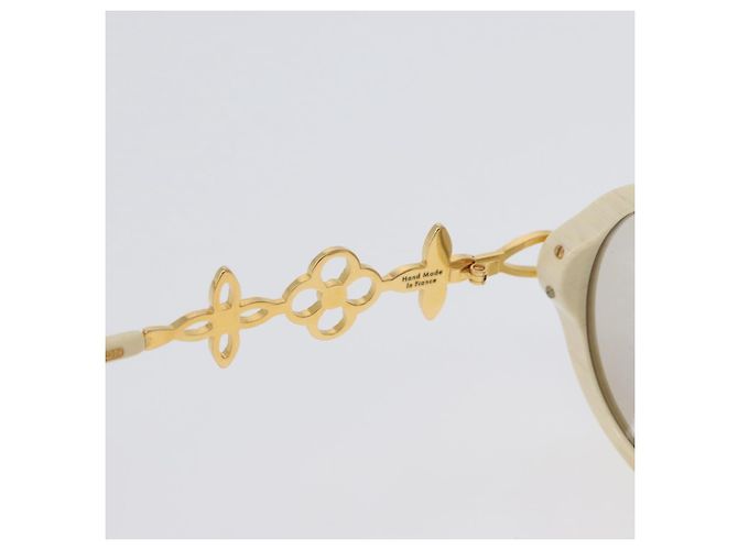 Gafas de sol LOUIS VUITTON de plástico blancas Z0086E LV Auth BSZ560M Blanco - vista 10