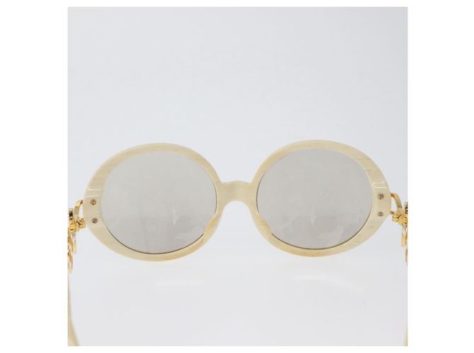 Gafas de sol LOUIS VUITTON de plástico blancas Z0086E LV Auth BSZ560M Blanco - vista 3