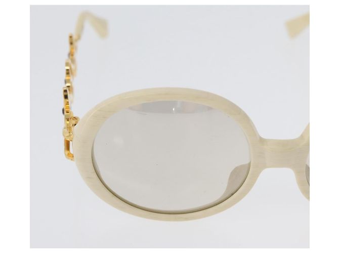 Gafas de sol LOUIS VUITTON de plástico blancas Z0086E LV Auth BSZ560M Blanco - vista 4