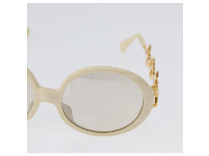Gafas de sol LOUIS VUITTON de plástico blancas Z0086E LV Auth BSZ560M Blanco - vista 5