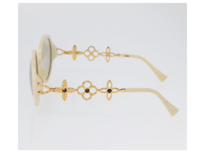 Gafas de sol LOUIS VUITTON de plástico blancas Z0086E LV Auth BSZ560M Blanco - vista 7