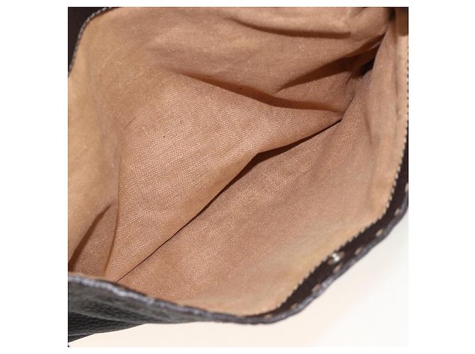 FENDI Schultertasche aus Leder Braun Silber Authentisch ka3356A - Ansicht 22