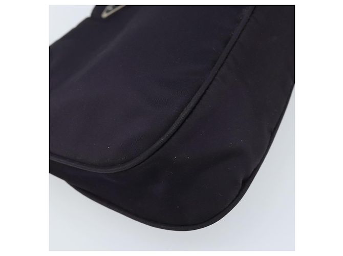 Pochette Accessorio PRADA Nylon Viola Argento Auth LNZ663 Porpora - vista 11