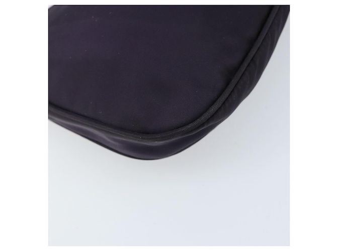 Pochette Accessorio PRADA Nylon Viola Argento Auth LNZ663 Porpora - vista 13