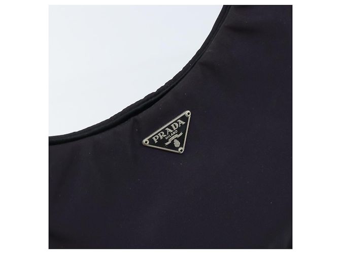 Pochette Accessorio PRADA Nylon Viola Argento Auth LNZ663 Porpora - vista 14