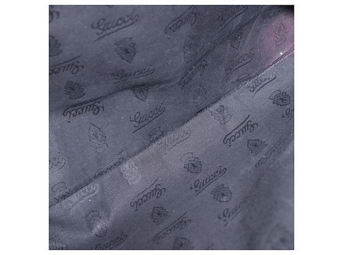 Borsa a Spalla GUCCI GG Implementation PVC Nero Argento 201446 Auth ka3440 - vista 17