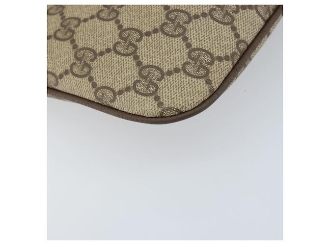 Borsa Sherry Line GG Supreme Web di GUCCI in PVC beige e oro 904 02 047 Auth BA11637 D'oro - vista 13