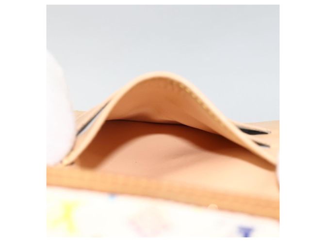 LOUIS VUITTON Multicolor Geldbörse Scheine Kreditkarten M92983 Auth BAZ465 Weiß - Ansicht 18