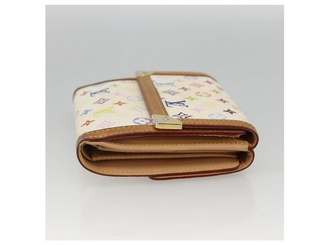 LOUIS VUITTON Multicolor Geldbörse Scheine Kreditkarten M92983 Auth BAZ465 Weiß - Ansicht 4