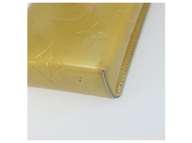 LOUIS VUITTON Monogram Vernis Green Cigarette Case Gris LV Auth bs33952 Grey - view 10
