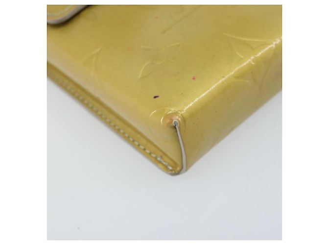 LOUIS VUITTON Monogram Vernis Green Cigarette Case Gris LV Auth bs33952 Grey - view 11