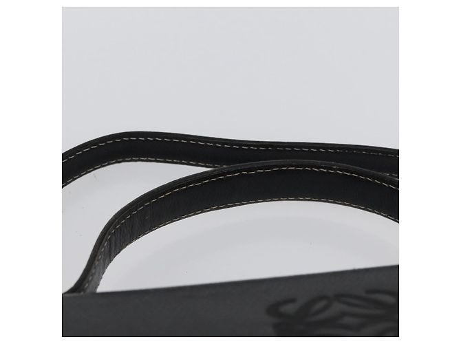 Borsa Anagram in pelle LOEWE 2 in 1 Nera Oro Auth ARZ441 Nero D'oro - vista 14