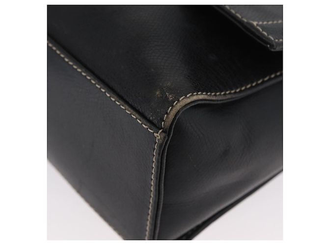 Borsa Anagram in pelle LOEWE 2 in 1 Nera Oro Auth ARZ441 Nero D'oro - vista 16
