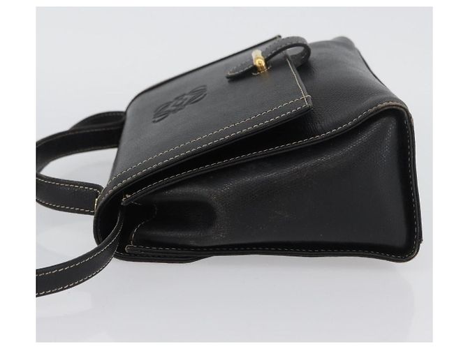 Borsa Anagram in pelle LOEWE 2 in 1 Nera Oro Auth ARZ441 Nero D'oro - vista 4