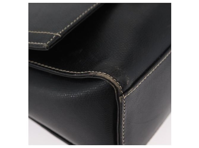 Borsa Anagram in pelle LOEWE 2 in 1 Nera Oro Auth ARZ441 Nero D'oro - vista 9