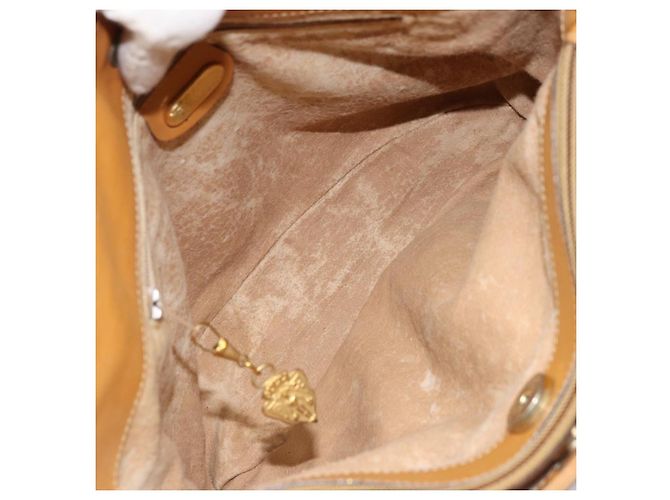 Gucci Borsa a Spalla Micro GG Supreme PVC Beige Oro 001 110 0077 Auth mr2161 D'oro - vista 16