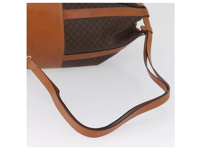 Céline Borsa a spalla in tela Macadam CELINE in pelle PVC marrone oro Auth ARZ131A D'oro - vista 7