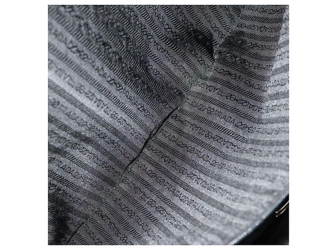 Borsa Boston PRADA in nylon nero argento autentica 173960A - vista 22