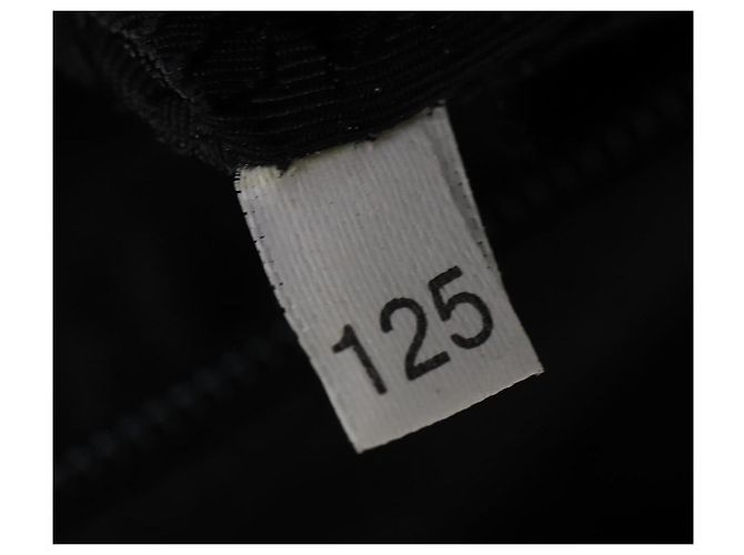 Borsa Boston PRADA in nylon nero argento autentica 173960A - vista 26