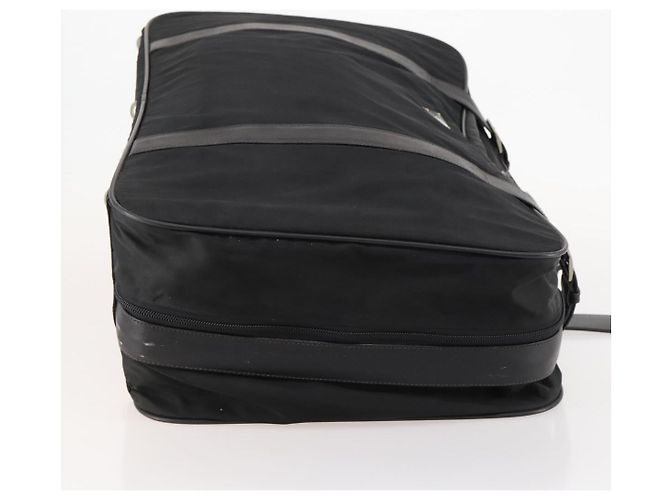 Borsa Boston PRADA in nylon nero argento autentica 173960A - vista 4