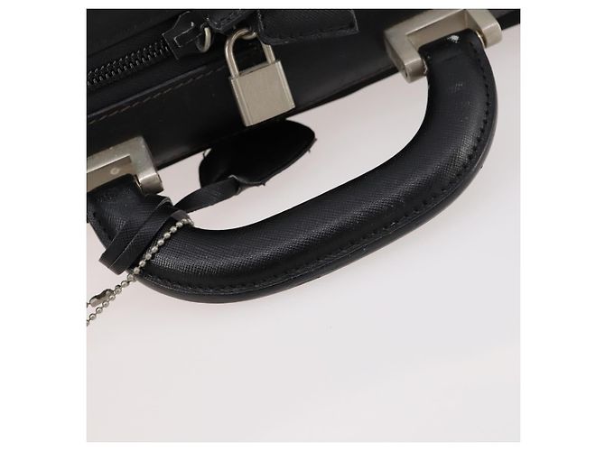 Borsa Boston PRADA in nylon nero argento autentica 173960A - vista 7