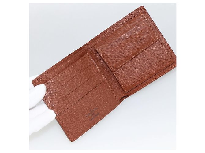 LOUIS VUITTON Monograma Cartera Bifold Marco M61675 LV Auth gh1887 - vista 8