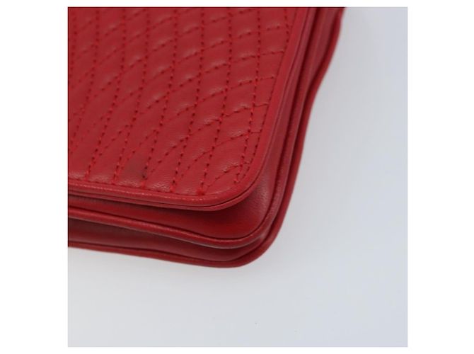 BALLY Borsa a Mano in Pelle 2 vie Rossa Oro Auth YKZ519A Rosso D'oro - vista 12