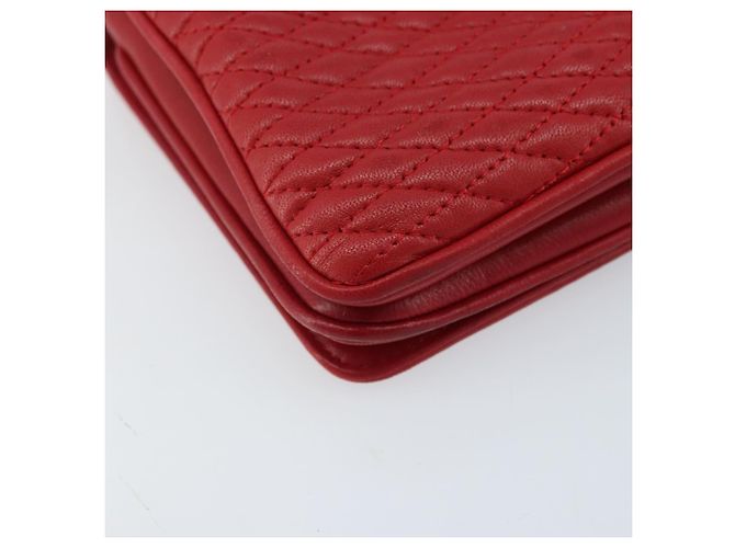 BALLY Borsa a Mano in Pelle 2 vie Rossa Oro Auth YKZ519A Rosso D'oro - vista 15