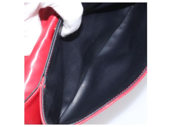 BALLY Borsa a Mano in Pelle 2 vie Rossa Oro Auth YKZ519A Rosso D'oro - vista 19