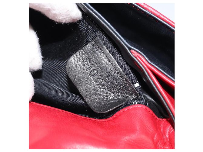 BALLY Borsa a Mano in Pelle 2 vie Rossa Oro Auth YKZ519A Rosso D'oro - vista 24