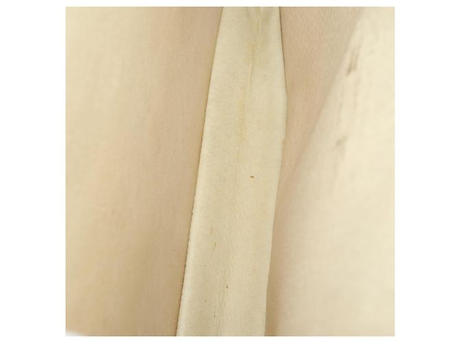 Céline Borsa a spalla in tela Macadam CELINE in pelle PVC 2 pezzi beige Auth 173954 - vista 9