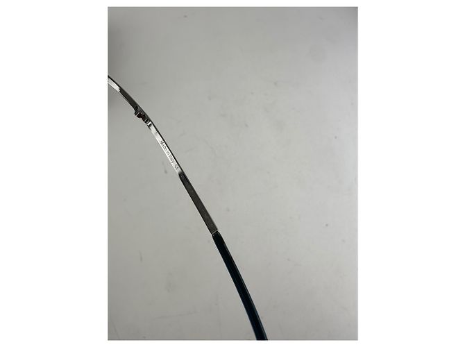 Céline Vintage Celine Paris Randlose Sonnenbrille Silber Blau - Ansicht 9