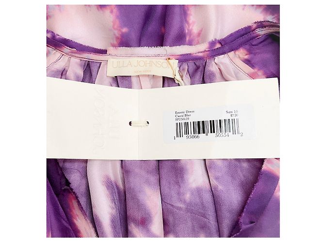 Vestido Emery Cassis Blur da Ulla Johnson Roxo - vista 4