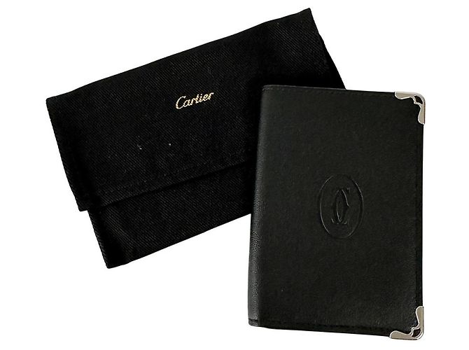 Cartier Black Leather Card Case - view 9