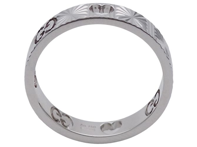 Gucci Icon Heart Ring aus Weißgold Golden - Ansicht 3