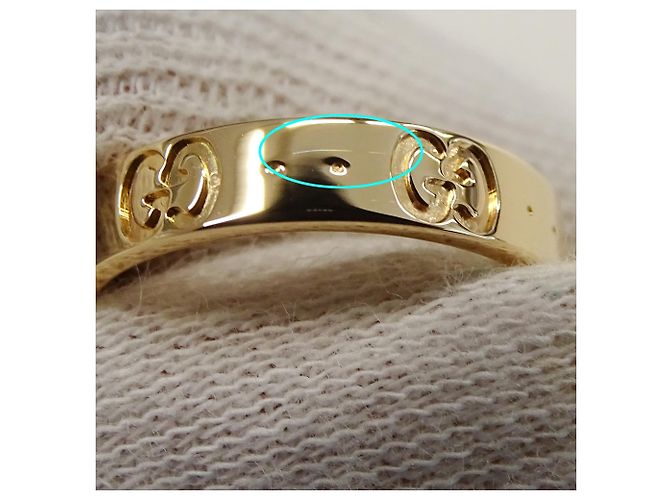 Anello Gucci Icon Slim in oro rosa e rosa D'oro - vista 11