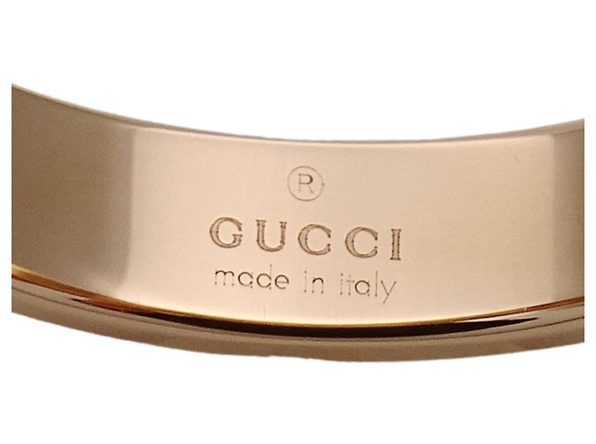 Anello Gucci Icon Slim in oro rosa e rosa D'oro - vista 6