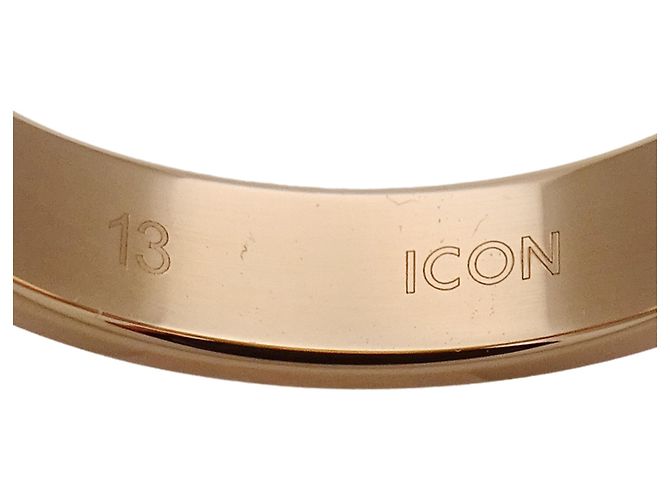 Anello Gucci Icon Slim in oro rosa e rosa D'oro - vista 7