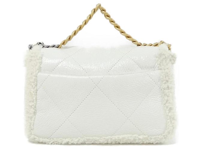 Borsa a Spalla Chanel 19 Linea AS1160 Bianco - vista 2